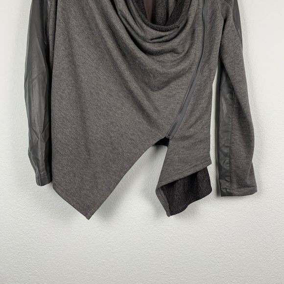 Blank NYC Draped Motto‎ Style Jacket Gray XS - Picture 7 of 8
